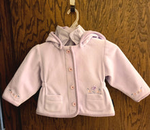 Load image into Gallery viewer, London Fog lavender fall coat (reversible) 2T