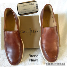 Load image into Gallery viewer, NEW Cole Haan Brown Loafers sz 7 Mens 7
