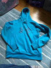 Load image into Gallery viewer, Under Armour blue hoodie sweatshirt, Size M Womans Medium
