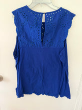 Load image into Gallery viewer, Banana Republic Royal Blue Top NWT XL
