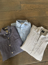 Load image into Gallery viewer, Like new THREE LONG SLEEVE button down shirts Adult XS
