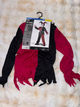 Load image into Gallery viewer, California Costumes Evil Jester child's Halloween costume in a size large (10-12) Large
