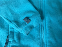 Load image into Gallery viewer, North Face Mint Grn Fleece Jckt- barely noticeable wear on cuffs Small
