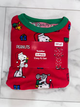 Load image into Gallery viewer, NWT: Peanuts Snoopy Toddler Pajama Pj set  4T
