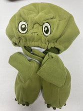 Load image into Gallery viewer, Children’s place turtle costume with turtle head, hat, turtle feet booties 6 months
