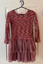 Load image into Gallery viewer, Isobella &amp; Chloe Mauve Mixed Media Dress 10

