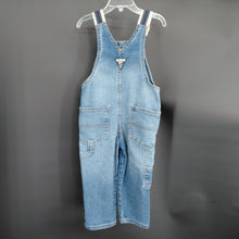 Load image into Gallery viewer, OshKosh B'gosh Overalls Boys 2T Blue Denim Bib Adjust Vestbak Logo Jumper Stripe 2T

