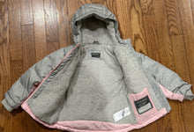 Load image into Gallery viewer, Eddie Bauer Pink and Grey Down Winter Coat New 2T
