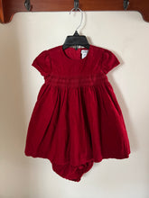 Load image into Gallery viewer, Ralph Lauren Corduroy Smocked Dress w/bloomers 12 months
