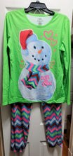Load image into Gallery viewer, NEW Justice Snowman Colorful 2pc Pajamas 20
