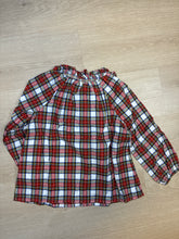 Load image into Gallery viewer, Crewcuts Holiday Flannel Plaid Blouse 10
