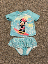 Load image into Gallery viewer, Disney Blue Minnie 2pc Swimsuit sz 9 mon 9 months
