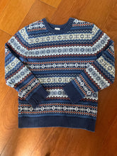 Load image into Gallery viewer, Gymboree Blu Org Fair Isle Fall Swtr M 7-8 7

