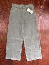 Load image into Gallery viewer, NEW Hello Franki light green wide leg jeans  10
