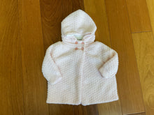 Load image into Gallery viewer, Baby UR It Pnk Cable Hooded Cardigan - adorable for outdoor pics 6 months

