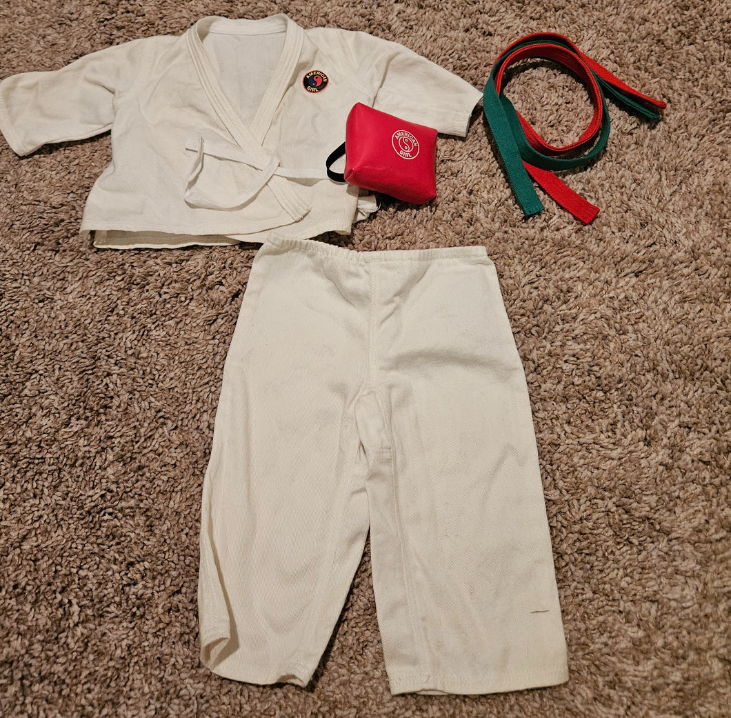 American Girl White Karate Outfit
