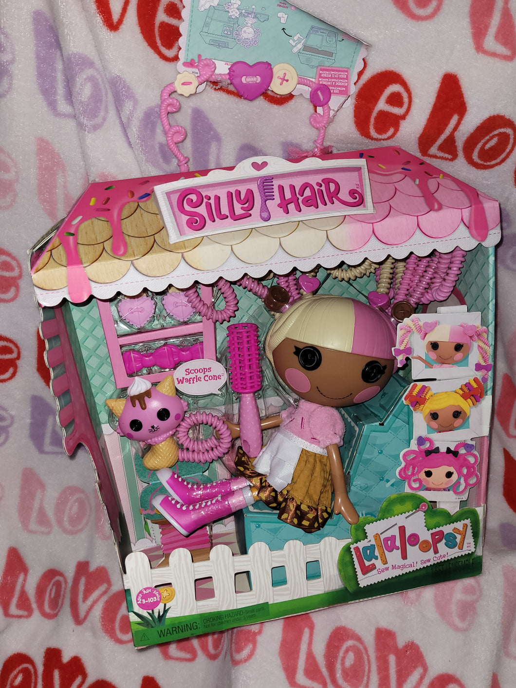 NEW Lalaloopsy Silly Hair full size doll & pet