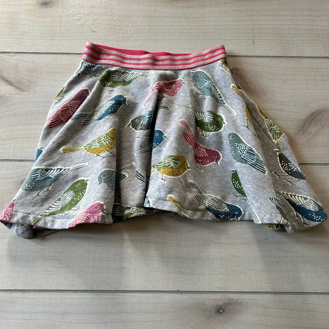 Mini Boden Bird Pattern Cotton Skirt 6