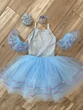 Load image into Gallery viewer, Revolution blue ballerina dress with sequins, 2 sets  Small
