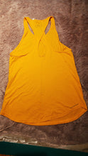 Load image into Gallery viewer, Under Armour Heat Gear tank top, size small, yellow Adult Small
