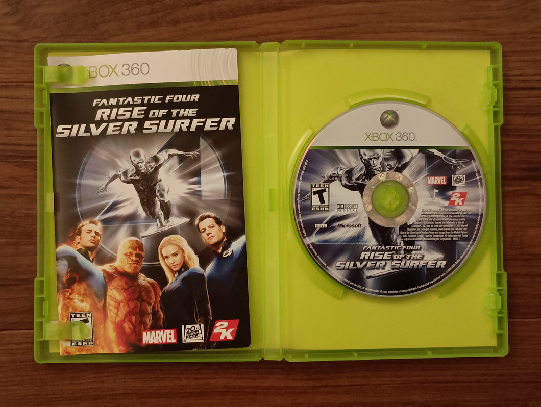 Fantastic Four Rise of the Silver Surfer Video Game (Microsoft Xbox 360)