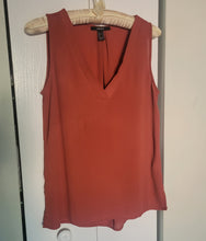 Load image into Gallery viewer, Forever 21 size S- Burnt Orange blouse  Adult Small

