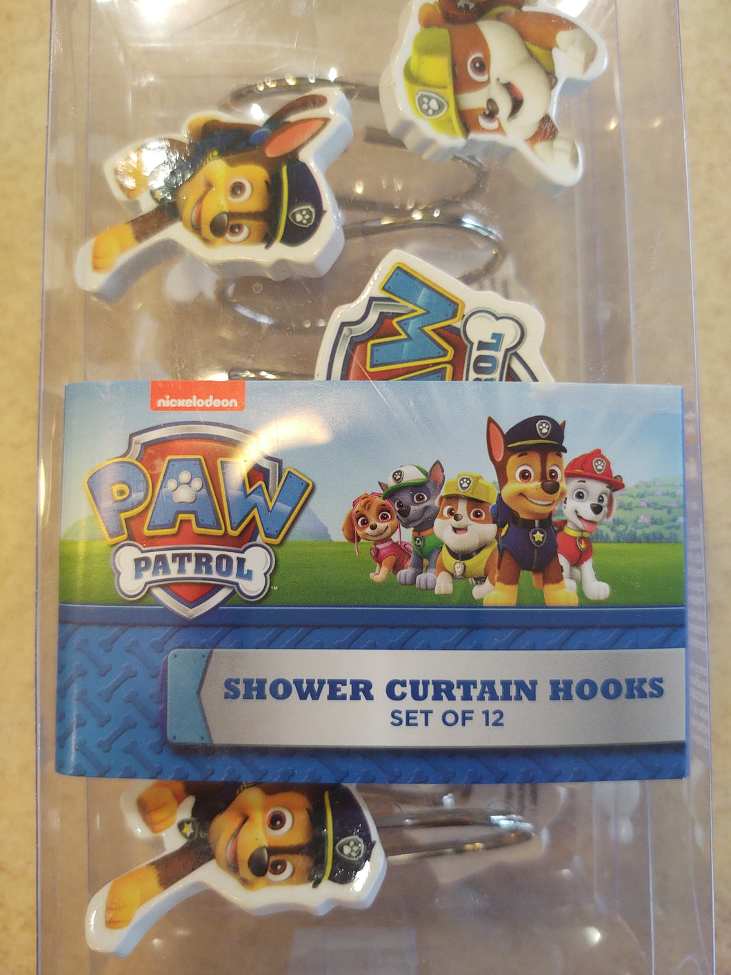 Paw Patrol Shower Curtain Hooks