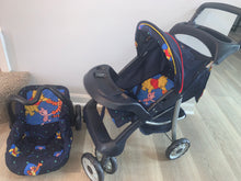 Load image into Gallery viewer, Winnie The Pooh Doll Stroller and car seat
