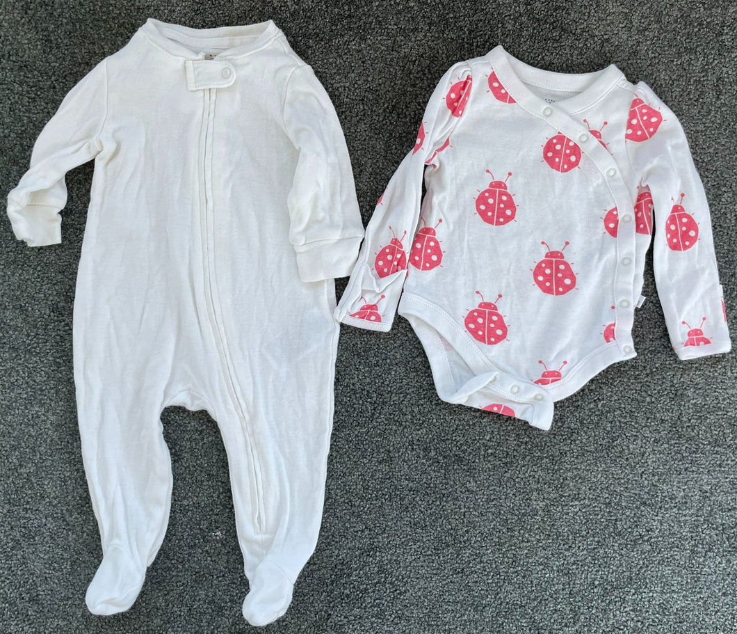 Baby Gap 0-3m 1 Piece Pajamas, Baby Gap Bug Onesie Newborn
