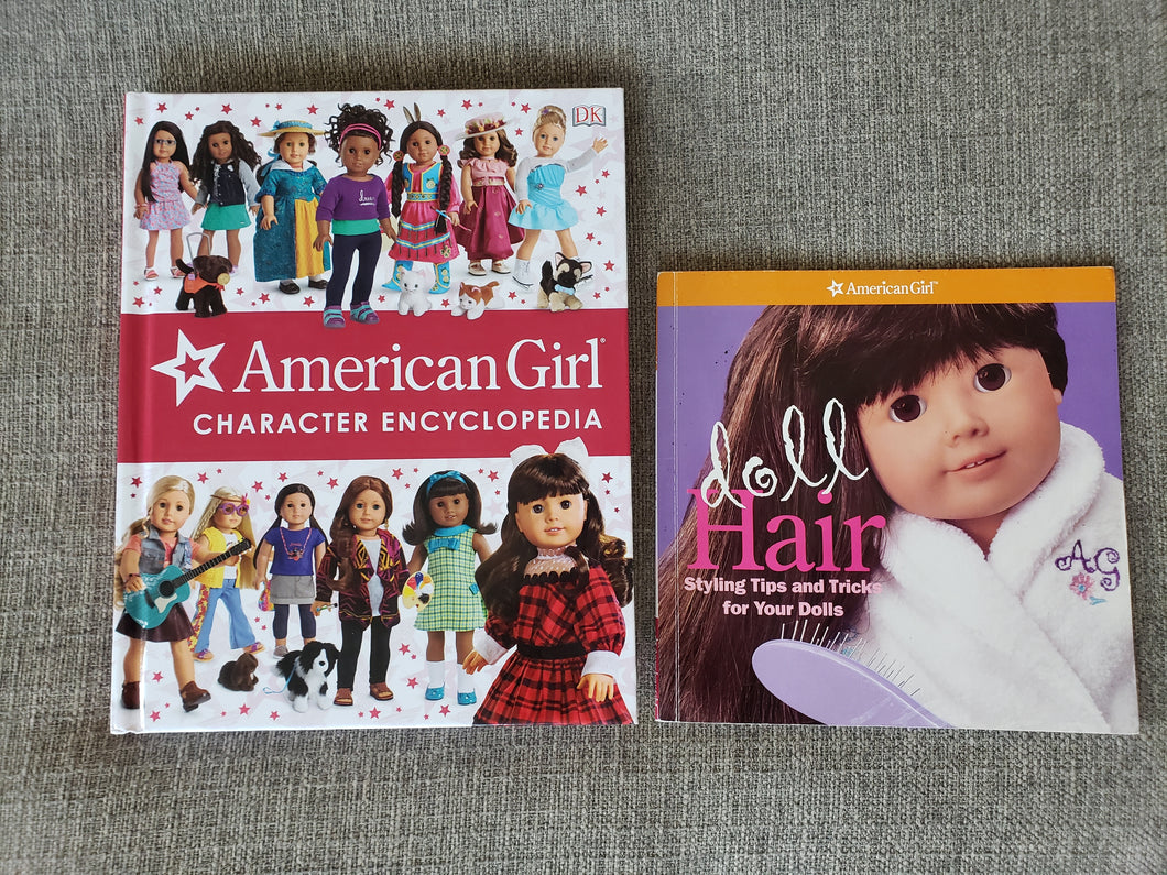 NEW American Girl encyclopedia and hair book