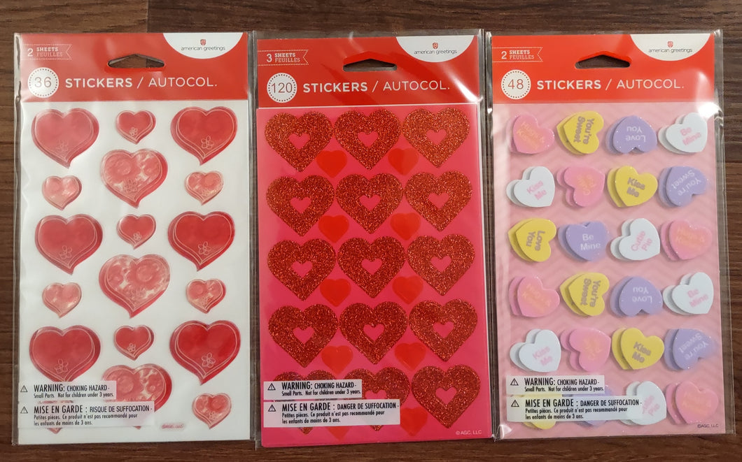 BRAND NEW Valentine's Stickers