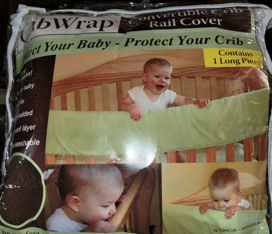 NEW Trend Lab Crib rail cover front & sides - 3pc set