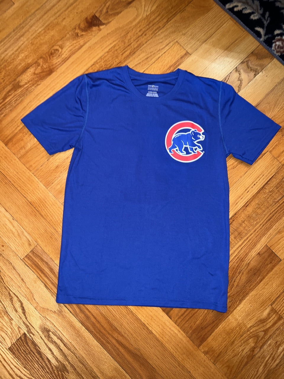Chicago CUBS Rizzo 44 Genuine MerchandiseBlue Sport tee size boys large Large