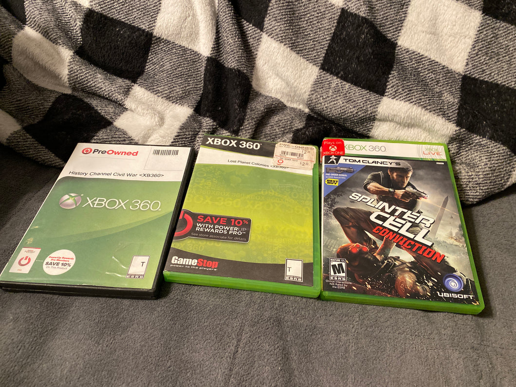 Xbox 360 game lot - lot of 3