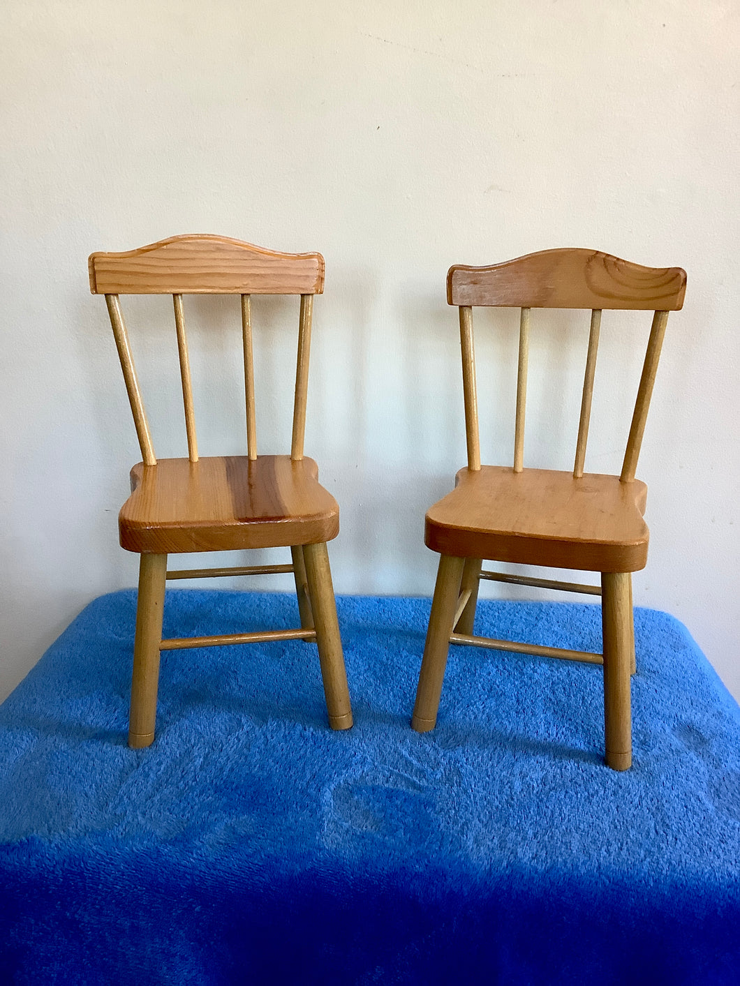 Solid Wood Doll Chairs - Set of 2