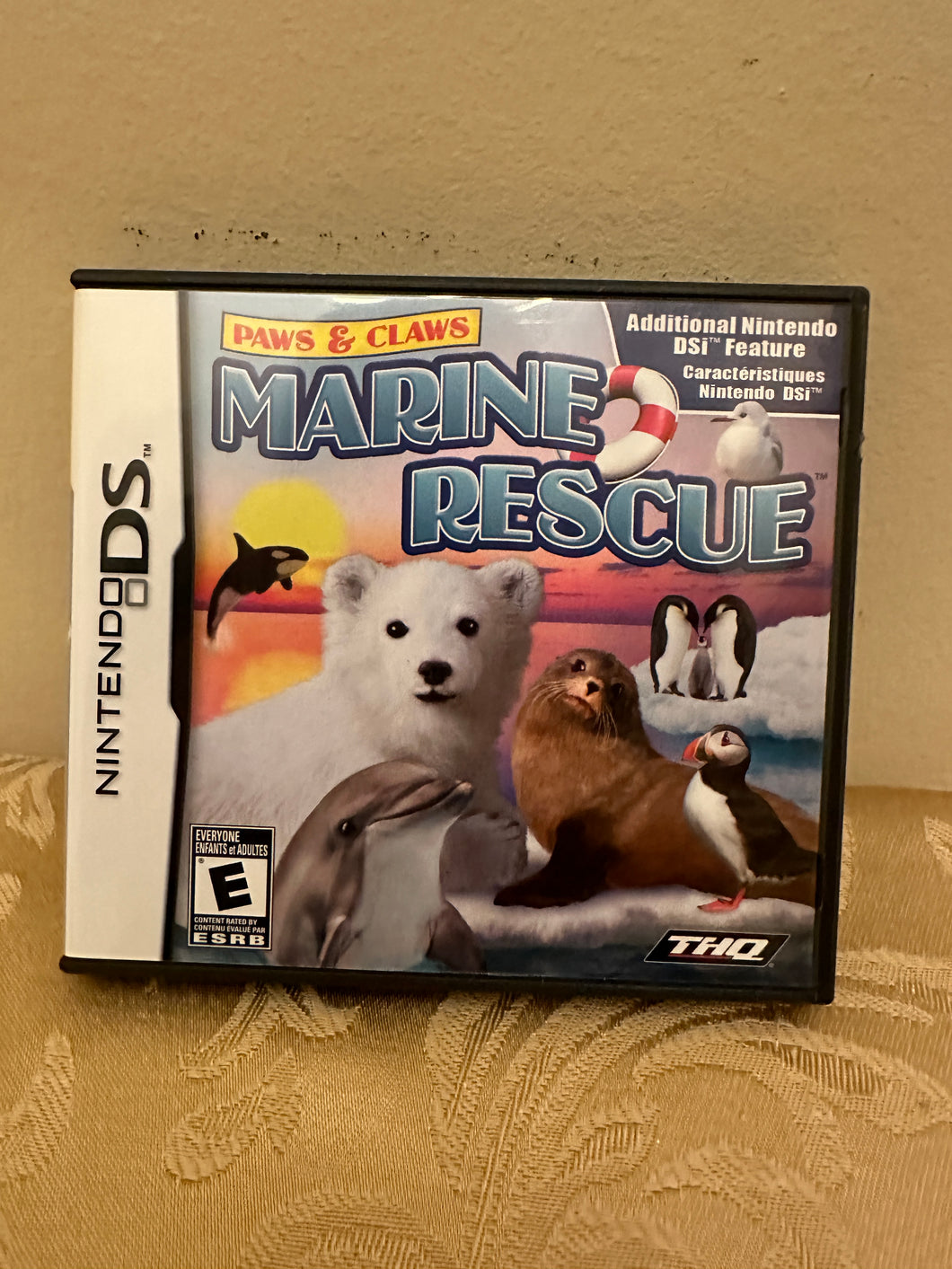 Nintendo DS Game:  Marine Rescue Paws and Claws