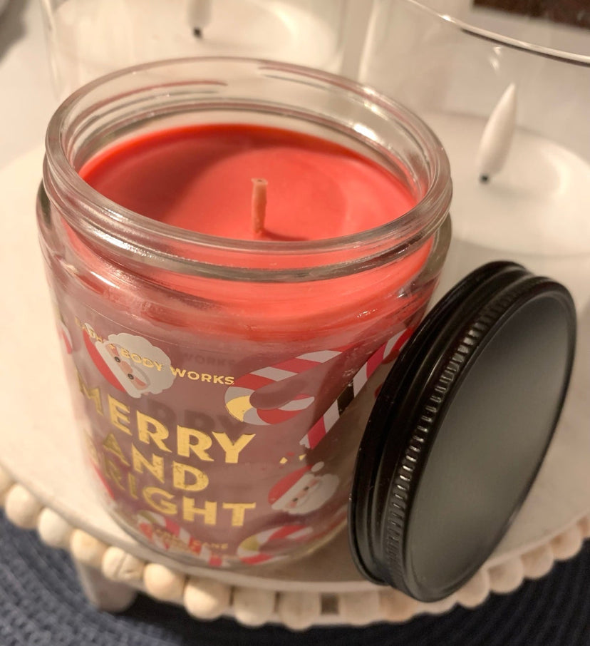 Bath & Body Works Crushed Candy Cane Scented Candle
