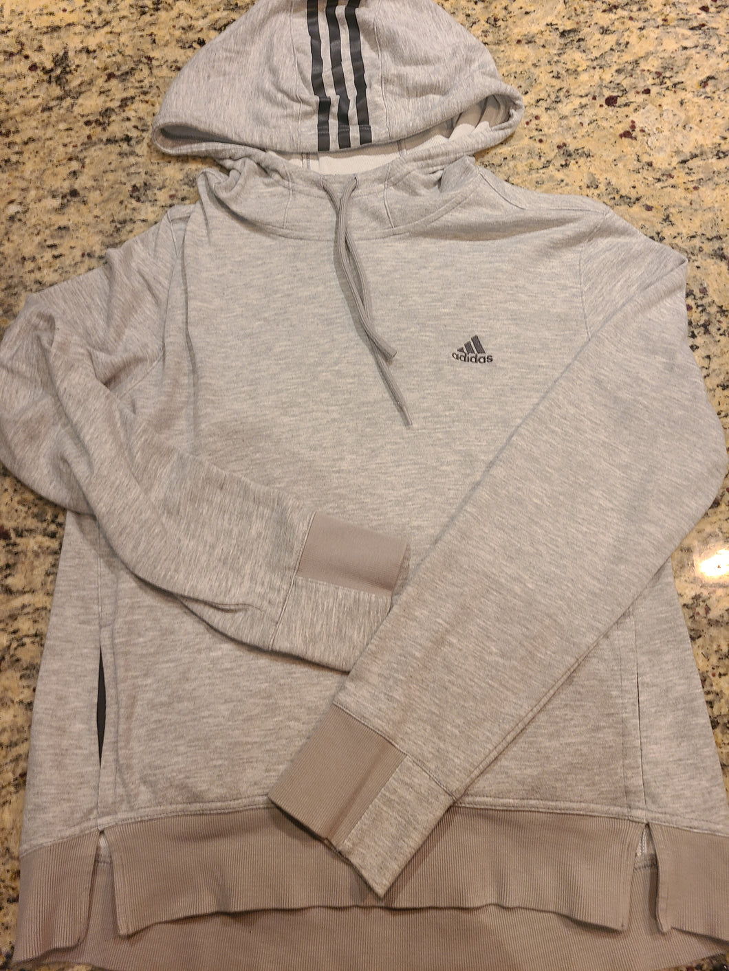 Adidas long sleeve light weight hooded sweatshirt  Medium