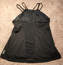 Load image into Gallery viewer, Zella tank top, size XL, black, built in shelf bra Adult XL

