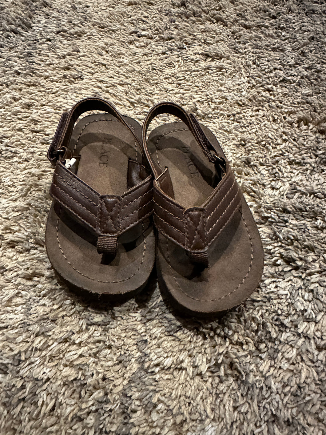 Children's Place - Size 6/7 Brown Sandal - Good condition 6
