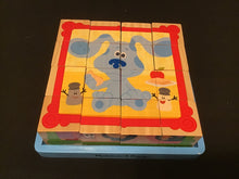 Load image into Gallery viewer, Melissa &amp; Doug Blues Clues Wooden Cube Puzzle
