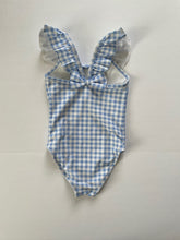 Load image into Gallery viewer, Carter&#39;s Just One You - Toddler Girls Blue Gingham Ruffle Bathing Suit 2T
