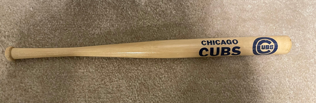 Chicago Cubs wooden bat