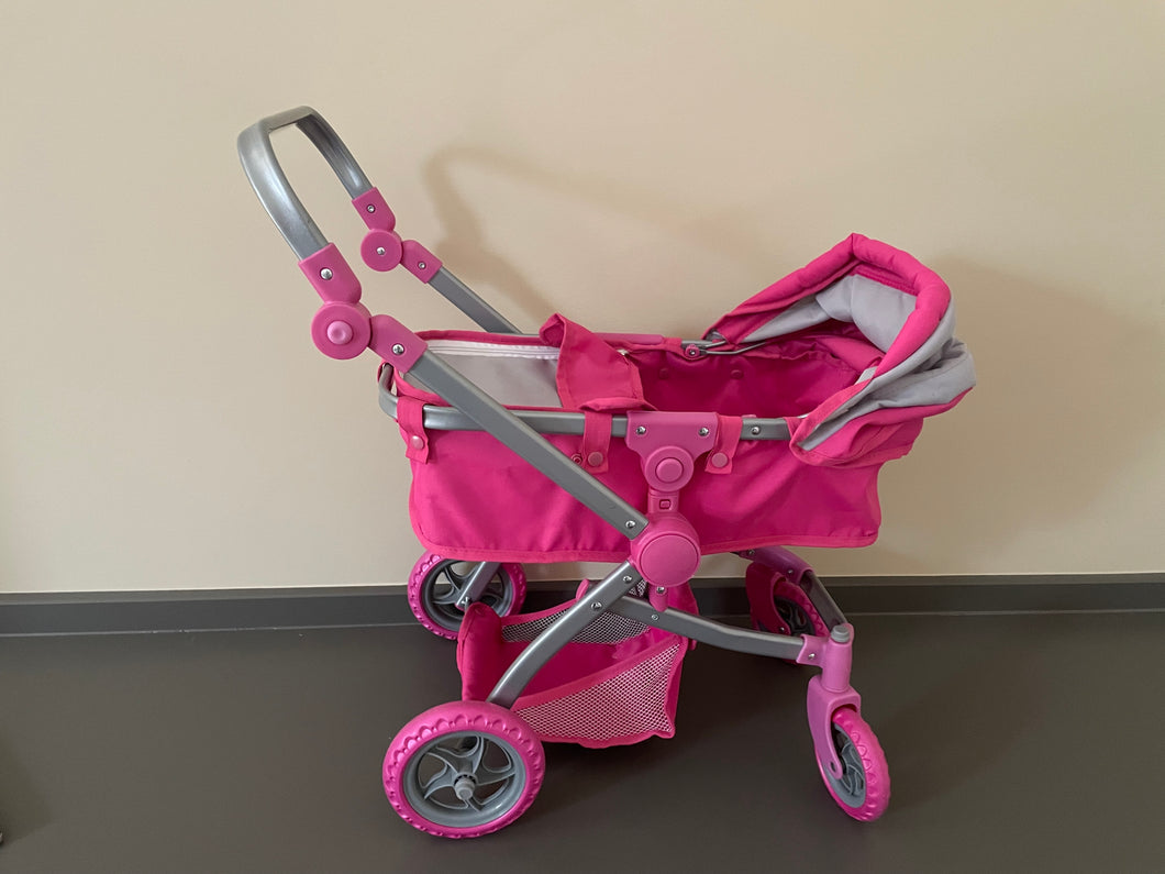 Stroller - heavy duty, spinning tires and adjustable canopy