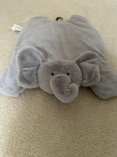 Load image into Gallery viewer, Pottery Barn grey elephant plush playmat

