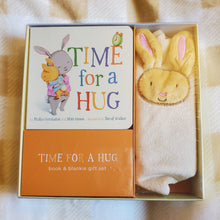 Load image into Gallery viewer, New- Time for a Hug book &amp; (small) blankie gift set
