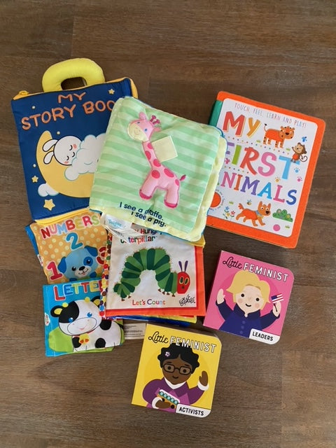 Lot of baby board books and soft books, all in great condition