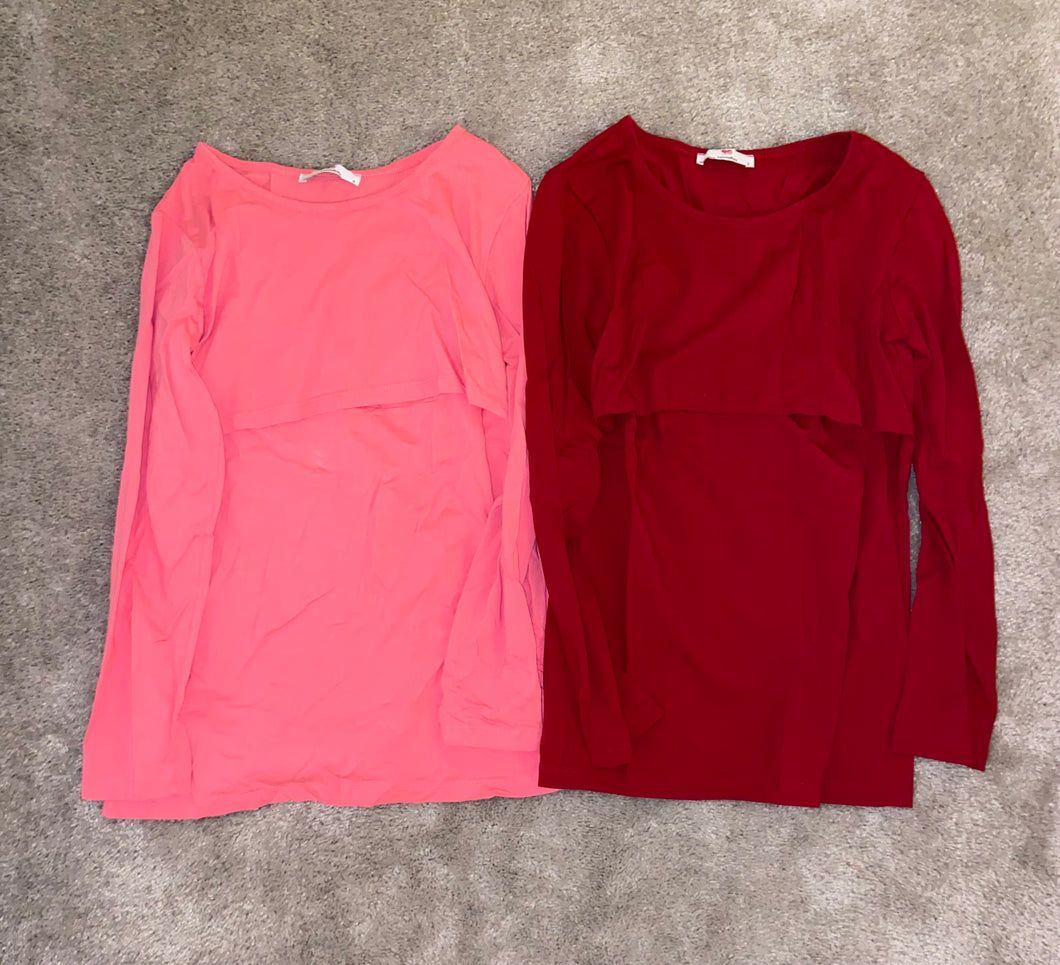Luvmabelly lot of 2 nursing tops, small Women's Small