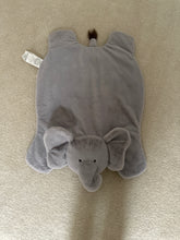 Load image into Gallery viewer, Pottery Barn grey elephant plush playmat

