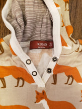Load image into Gallery viewer, Milkbarn hooded fox romper, 3-6 months 6 months
